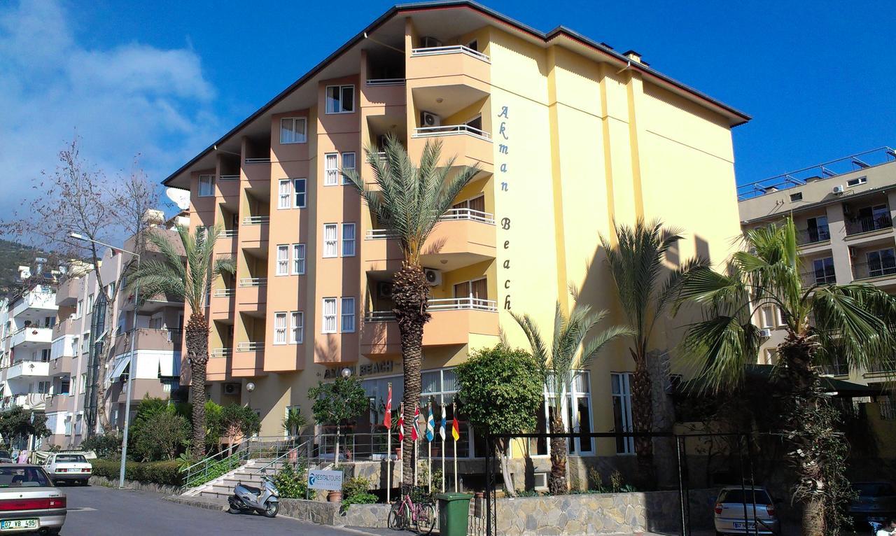 Akman Beach Apart Otel Alanya Exterior foto